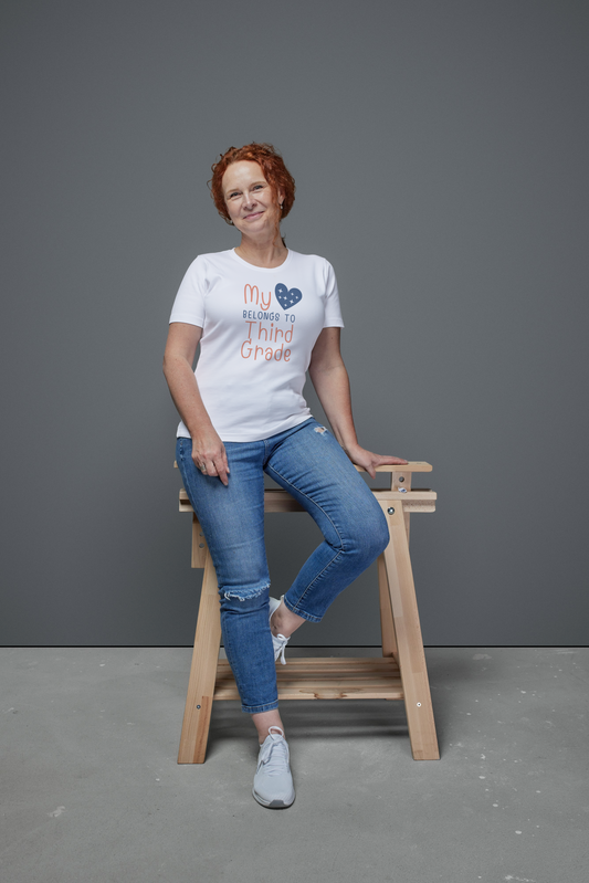 My Heart Belongs to Third Grade T-Shirt